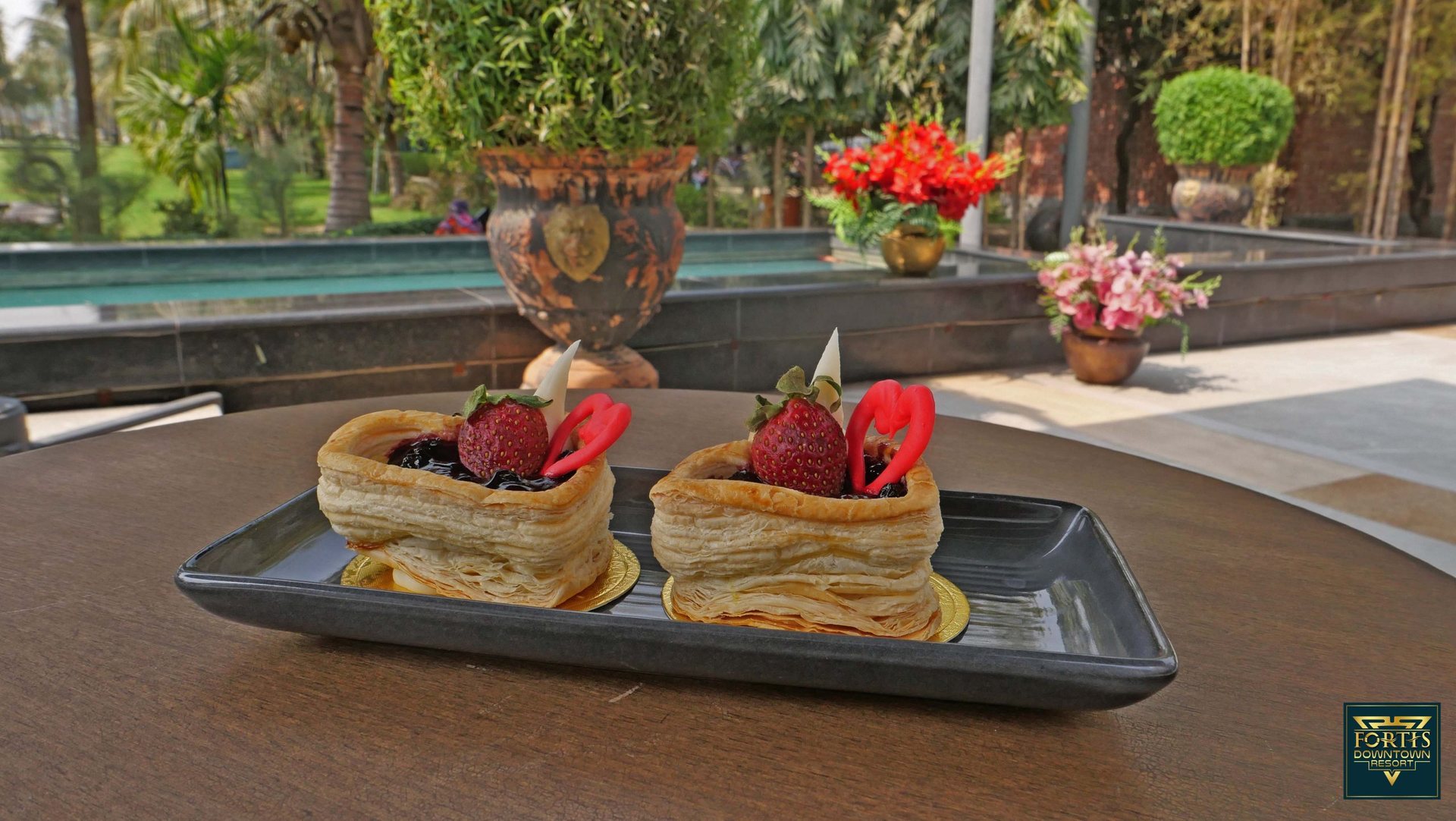 Dessert counter at Fortis Downtown Resort